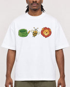 Mockup Boxy Heavyweight Tee White male close-up 34