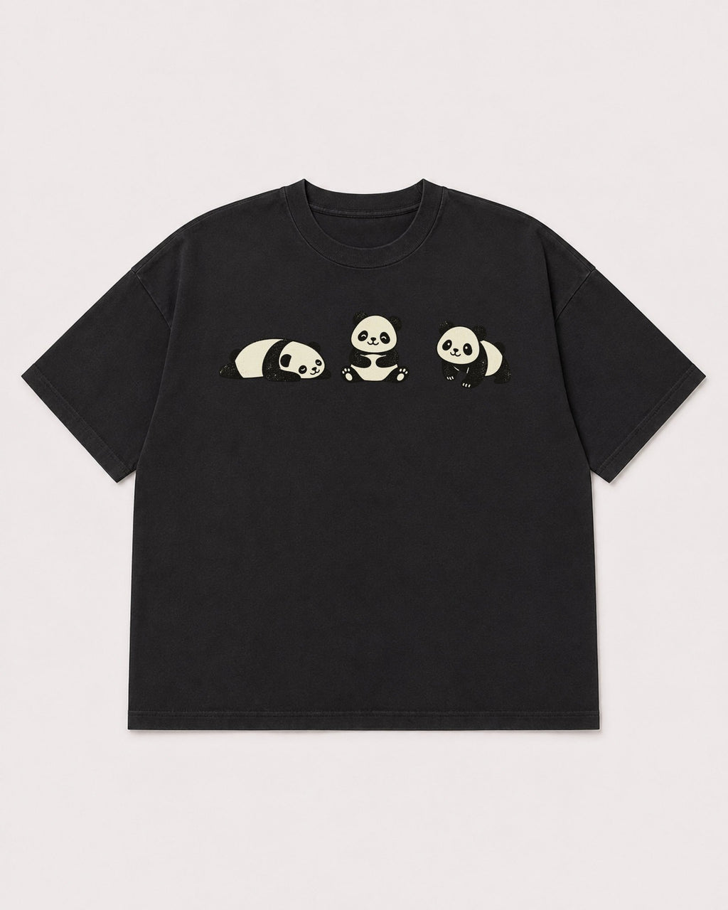 Mockup Boxy Heavyweight Tee Black product