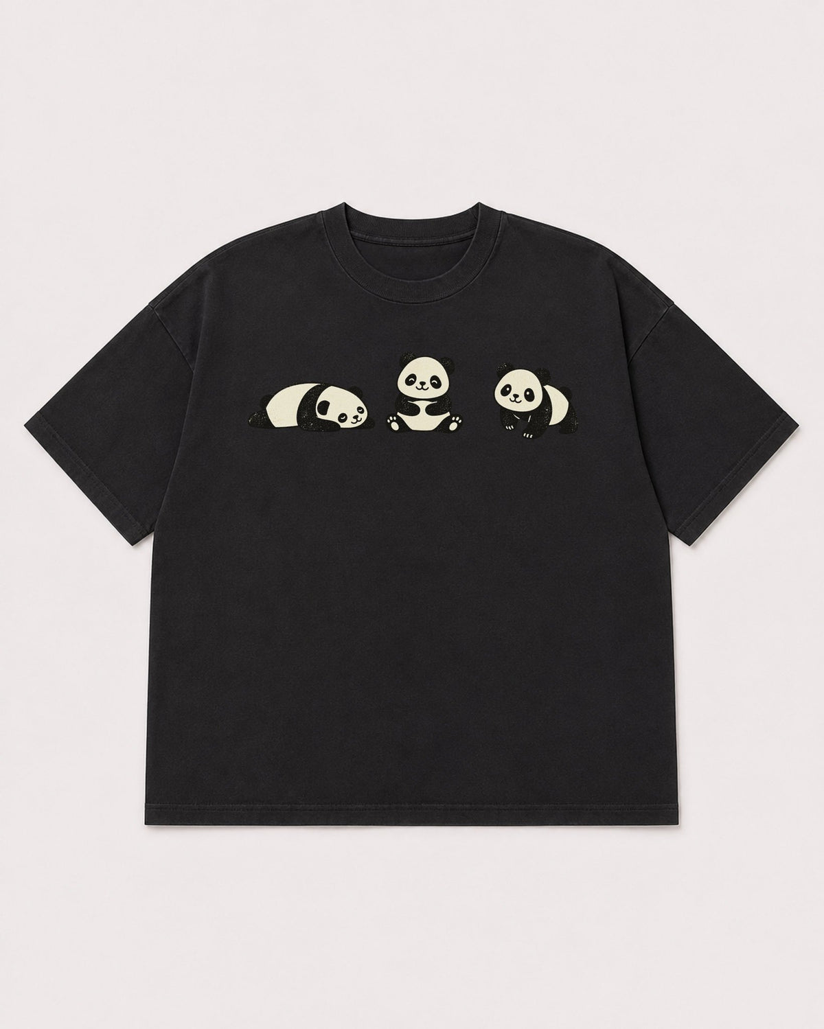Mockup Boxy Heavyweight Tee Black product