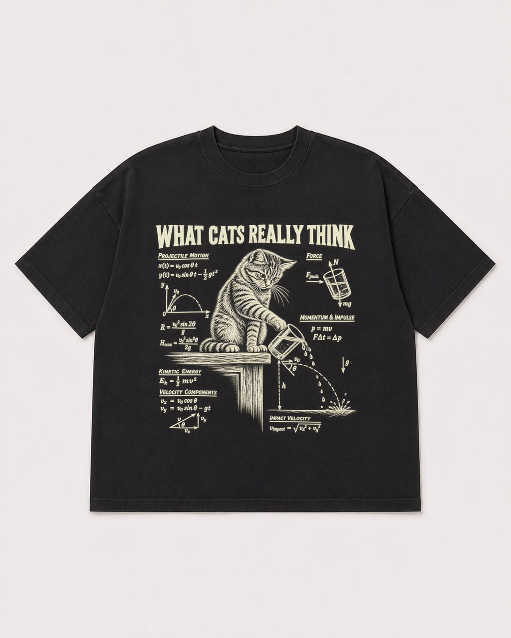Mockup Boxy Heavyweight Tee Black product