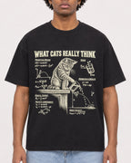 Mockup Boxy Heavyweight Tee Black male close-up 45