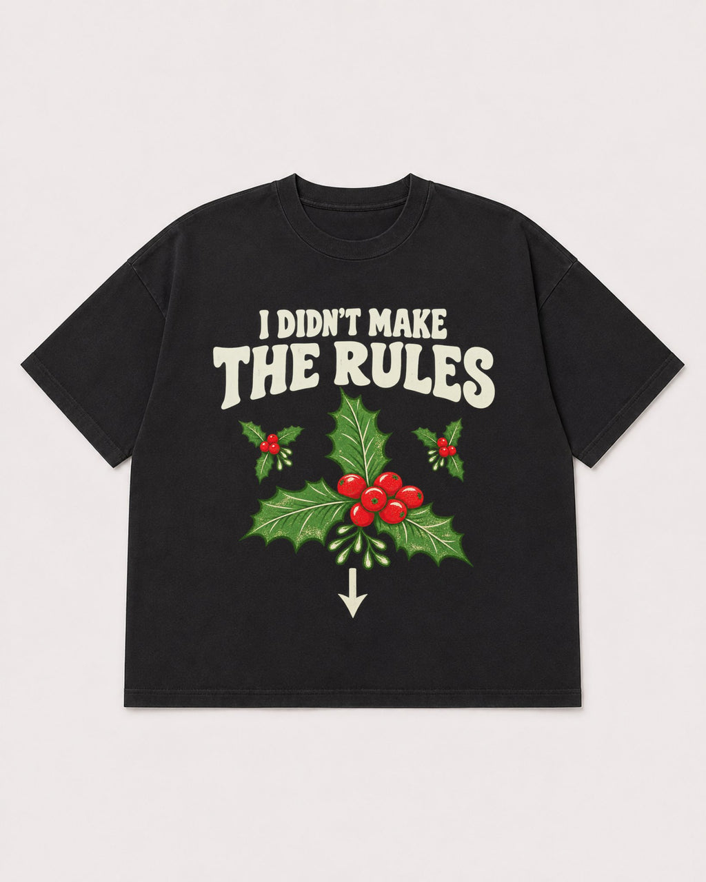 Mockup Boxy Heavyweight Tee Black product