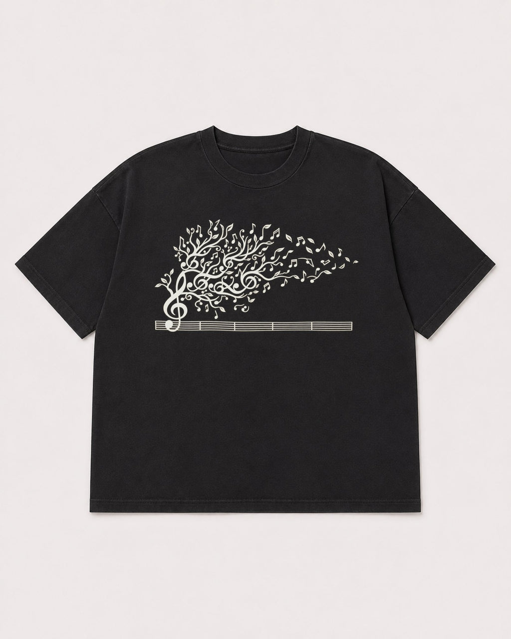 Mockup Boxy Heavyweight Tee Black product