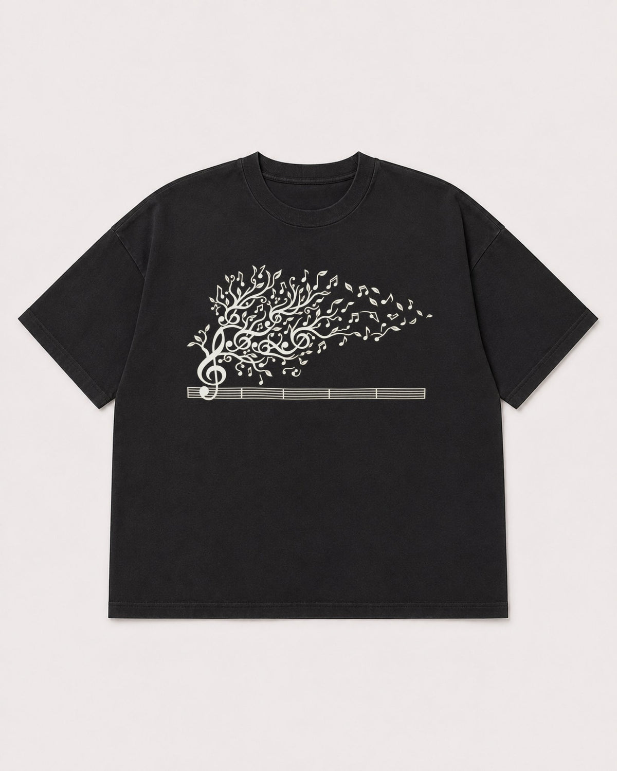 Mockup Boxy Heavyweight Tee Black product