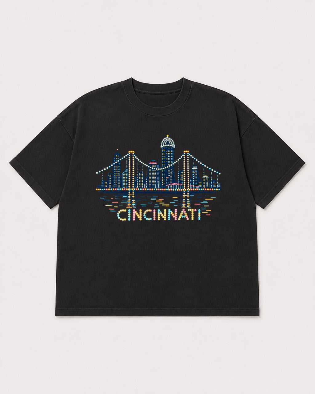 Mockup Boxy Heavyweight Tee Black product