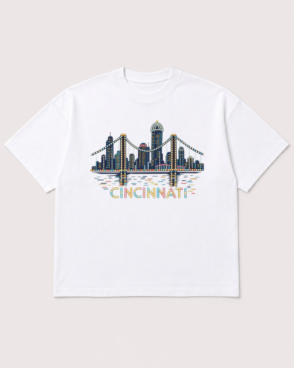 Mockup Boxy Heavyweight Tee White product