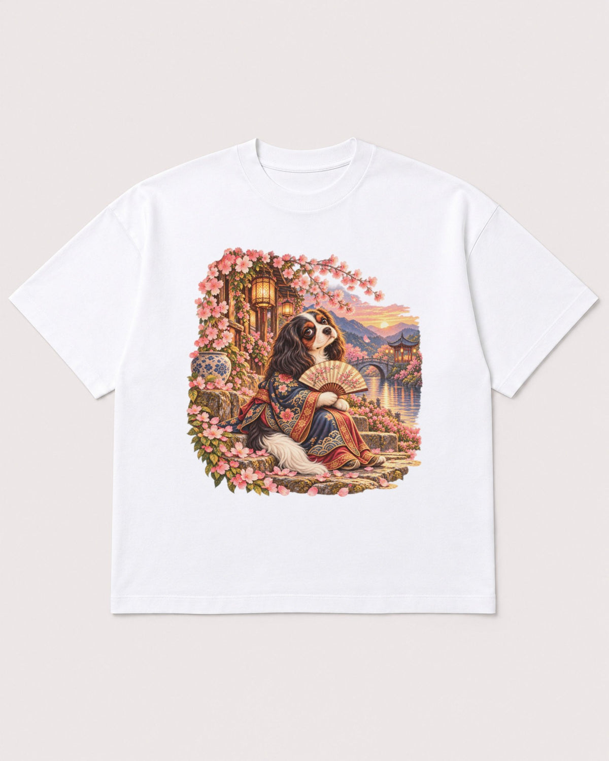 Mockup Boxy Heavyweight Tee White product
