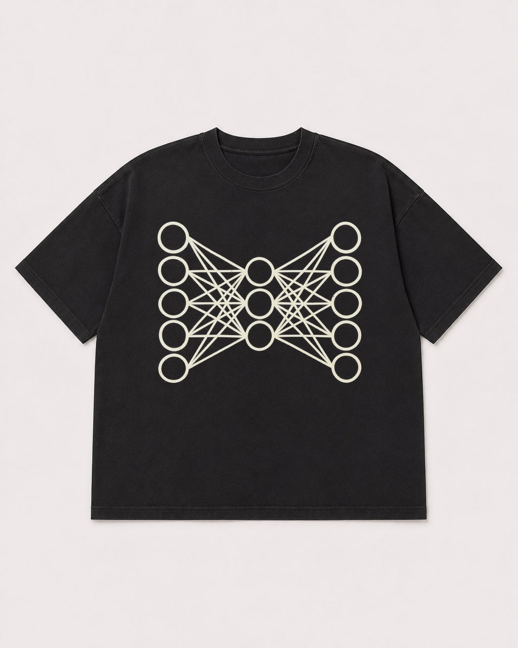 Mockup Boxy Heavyweight Tee Black product