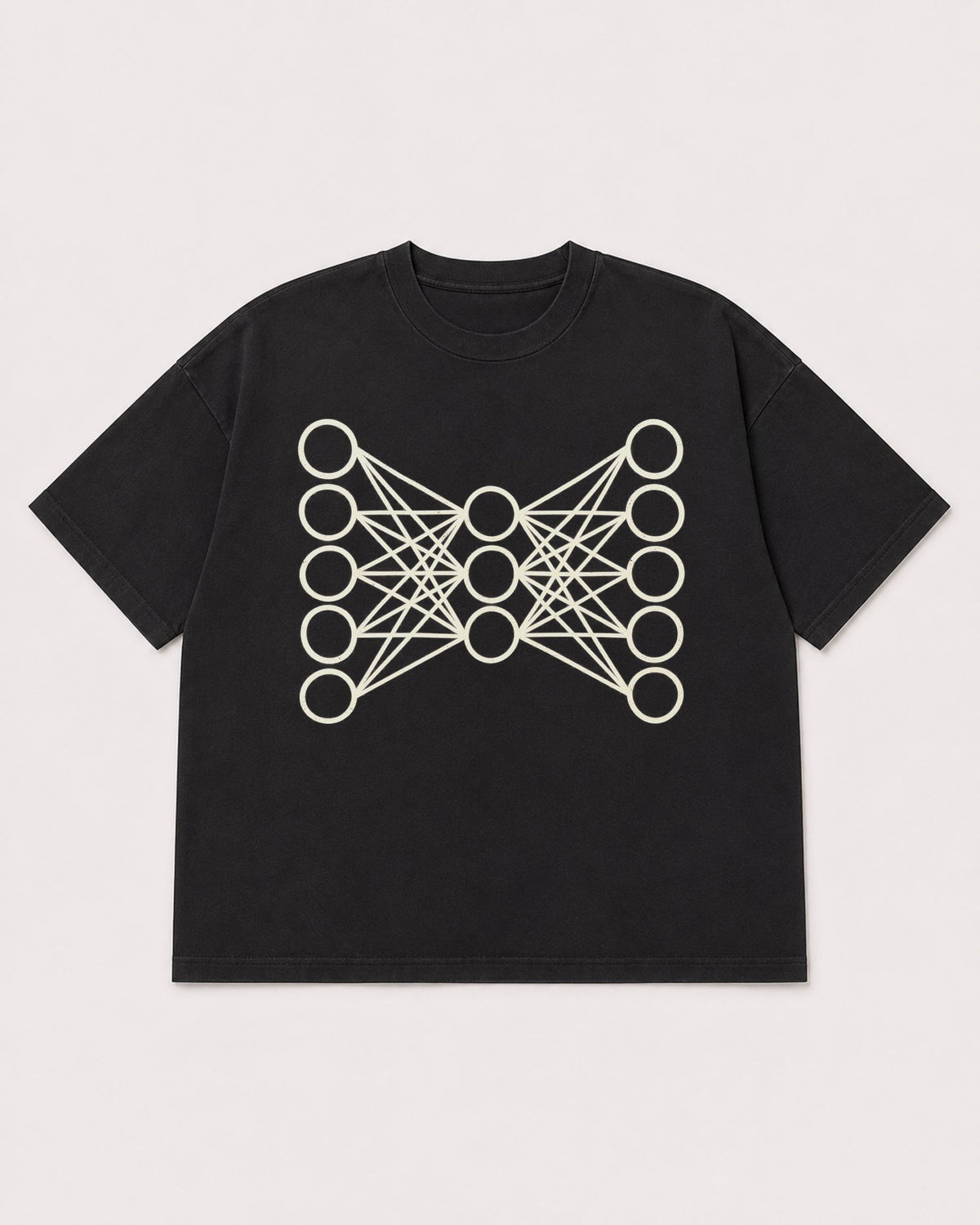 Mockup Boxy Heavyweight Tee Black product