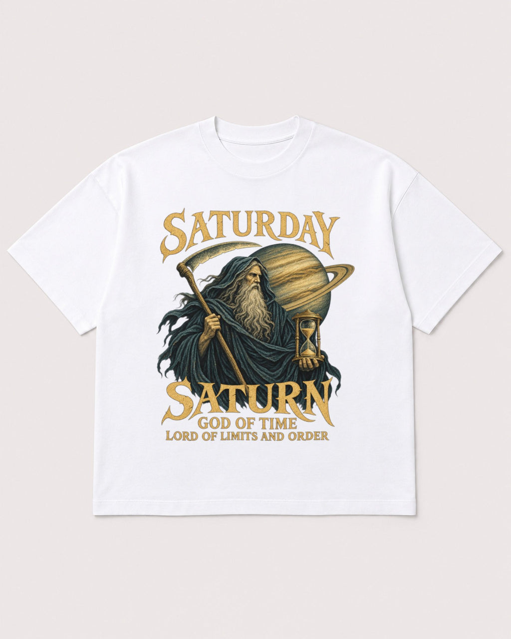 Mockup Boxy Heavyweight Tee White product