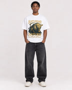 Mockup Boxy Heavyweight Tee White male full-body 05
