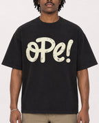 Mockup Boxy Heavyweight Tee Black male close-up 04