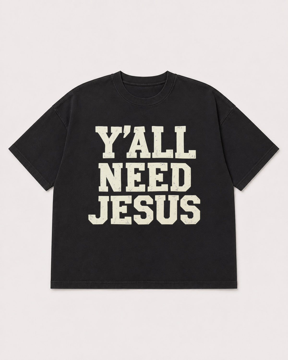 Mockup Boxy Heavyweight Tee Black product