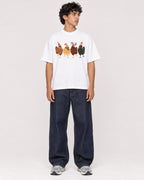Mockup Boxy Heavyweight Tee White male full-body 26