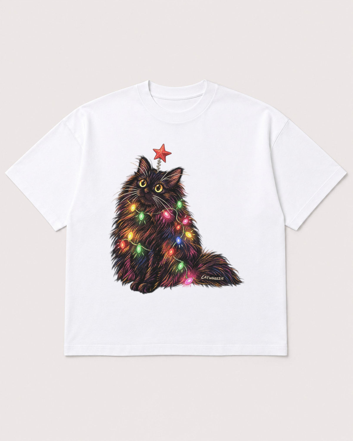 Mockup Boxy Heavyweight Tee White product