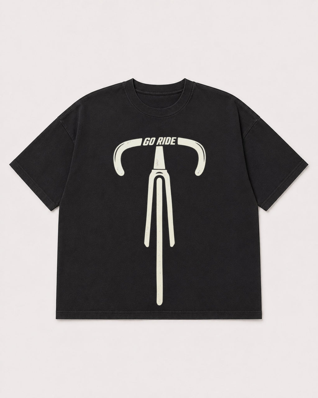 Mockup Boxy Heavyweight Tee Black product