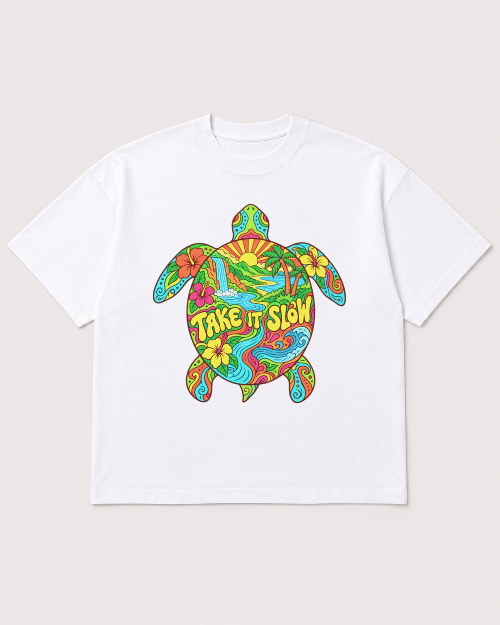 Mockup Boxy Heavyweight Tee White product