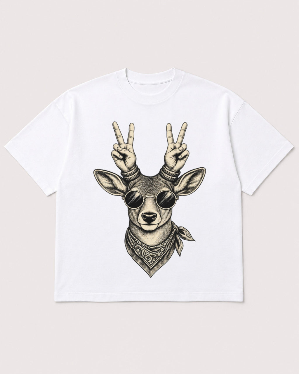 Mockup Boxy Heavyweight Tee White product
