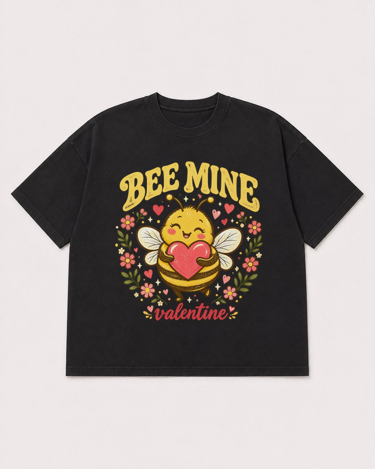Mockup Boxy Heavyweight Tee Black product