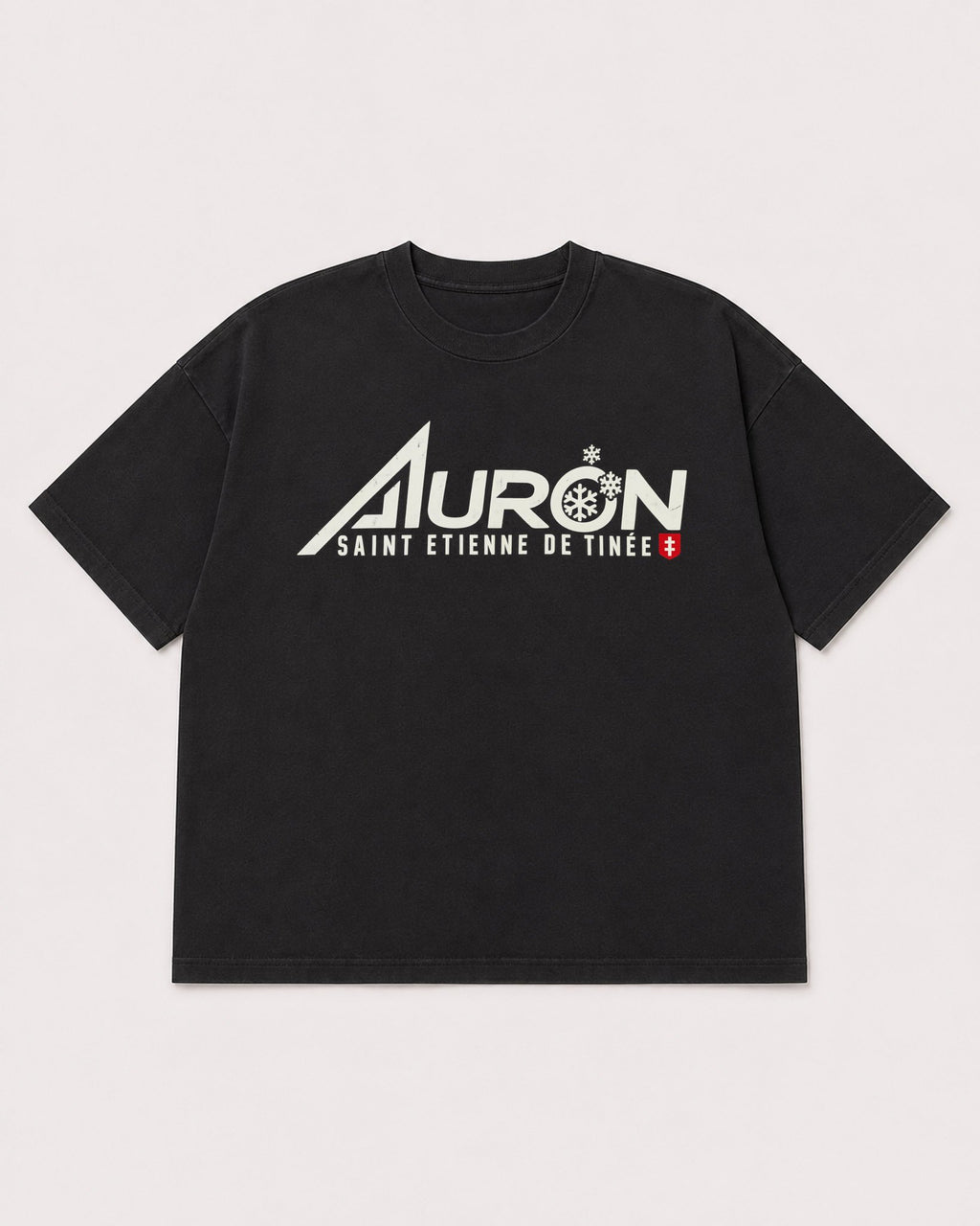 Mockup Boxy Heavyweight Tee Black product