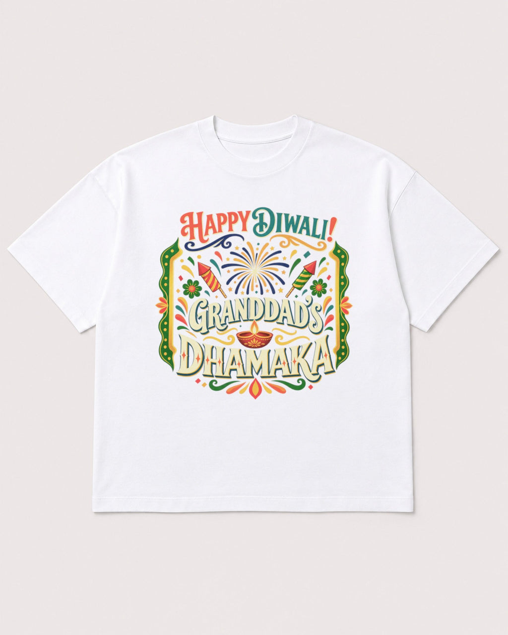 Mockup Boxy Heavyweight Tee White product