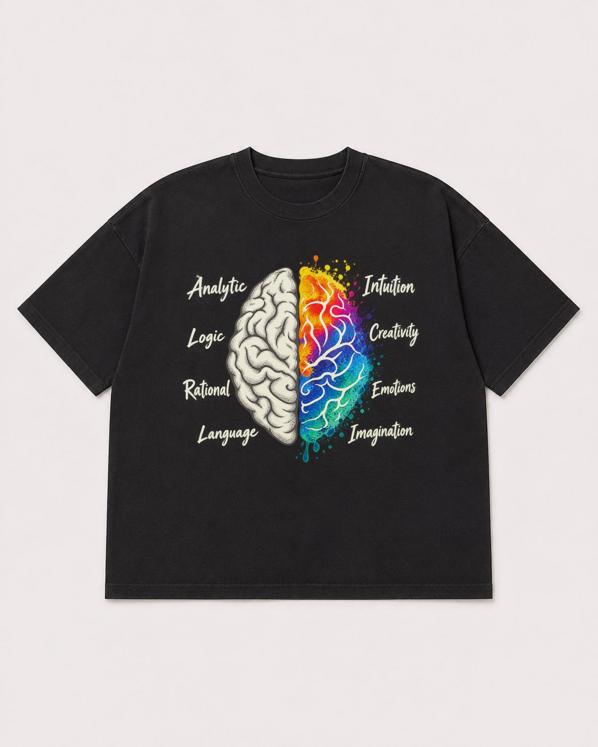 Mockup Boxy Heavyweight Tee Black product