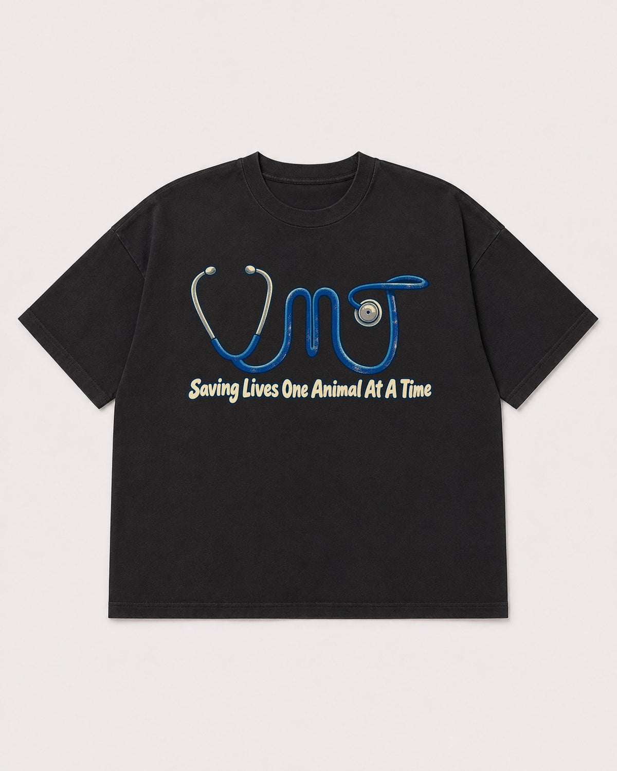 Mockup Boxy Heavyweight Tee Black product