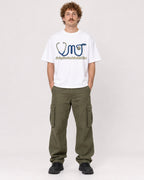 Mockup Boxy Heavyweight Tee White male full-body 09
