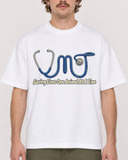 Mockup Boxy Heavyweight Tee White male close-up 09