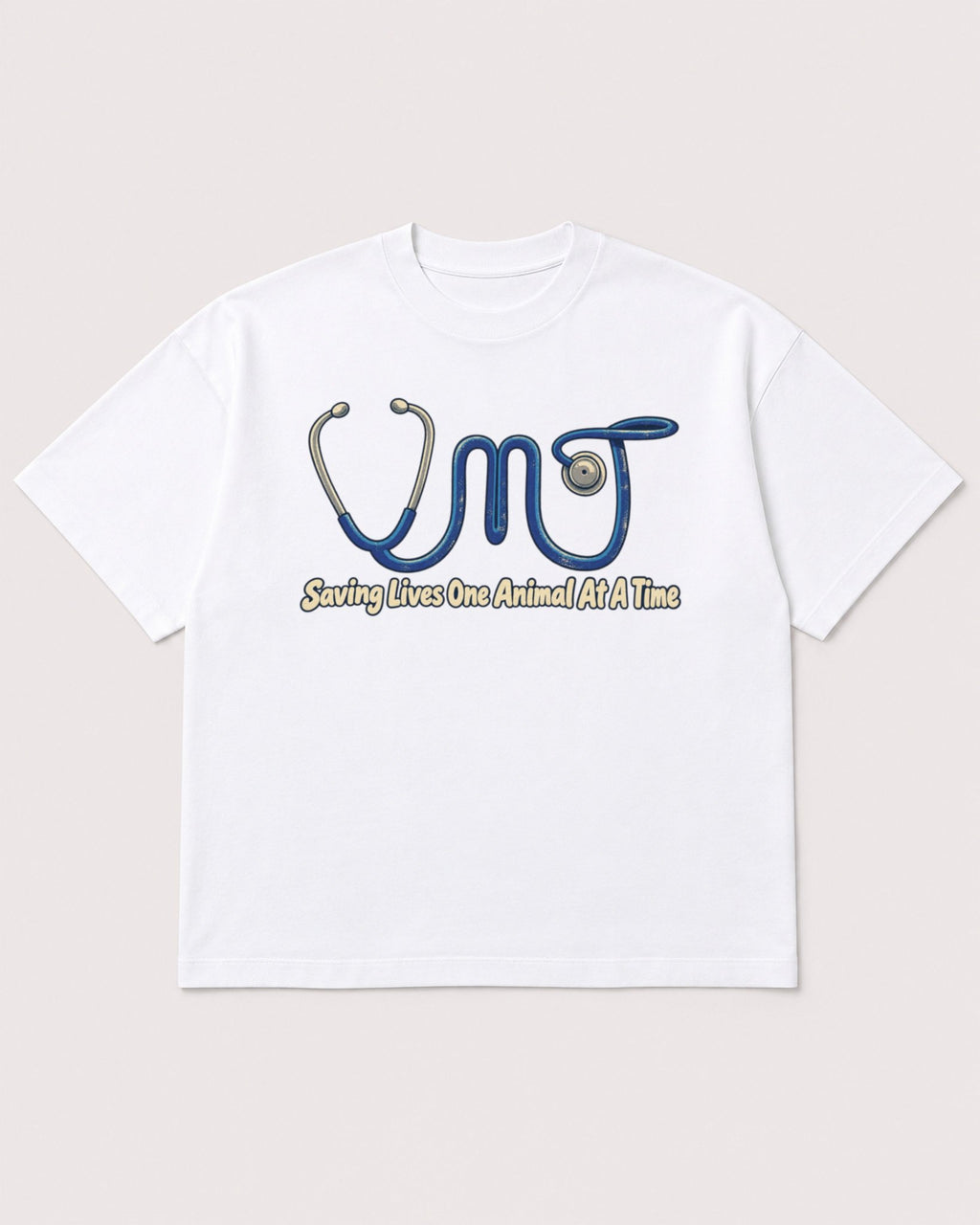 Mockup Boxy Heavyweight Tee White product