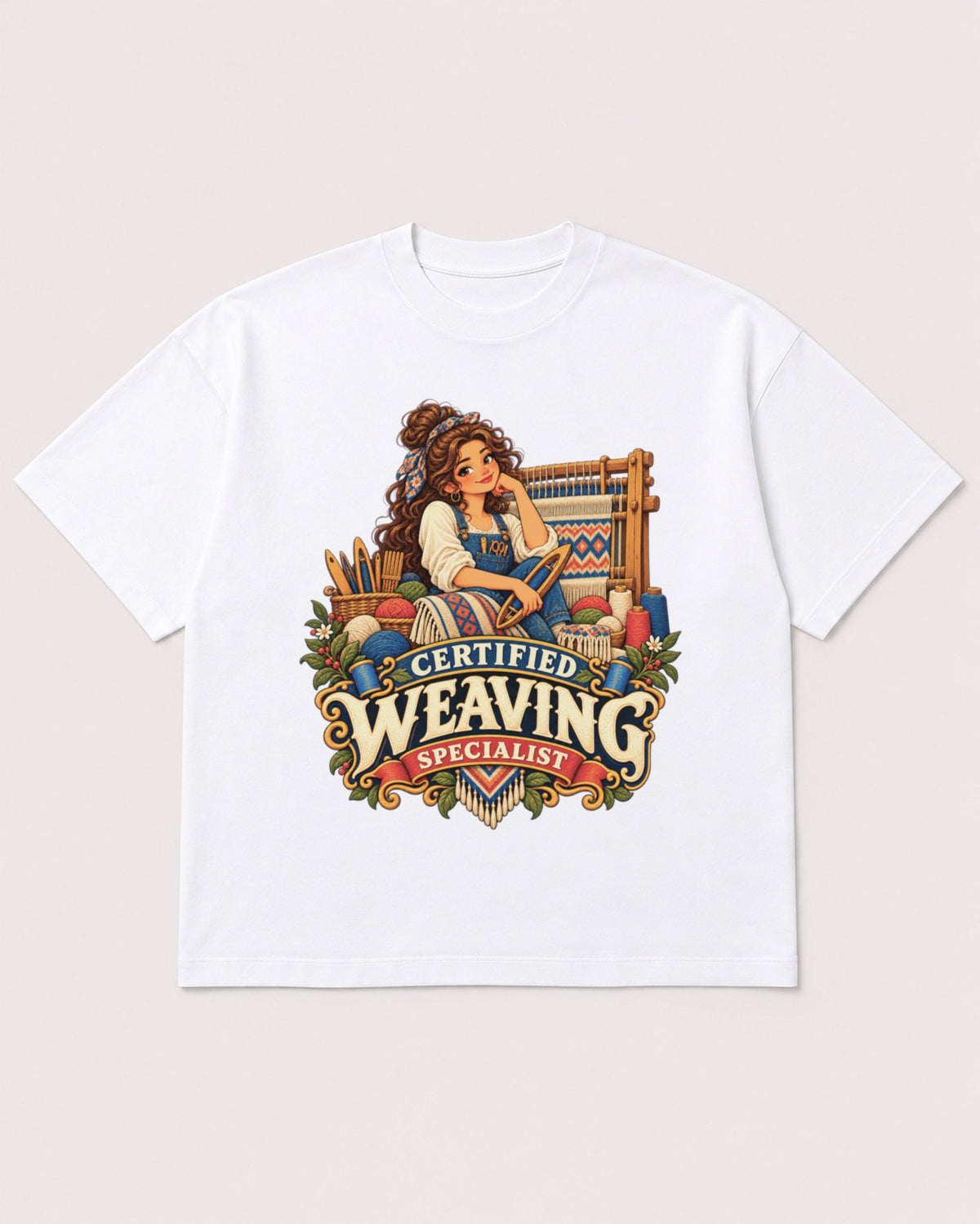 Mockup Boxy Heavyweight Tee White product