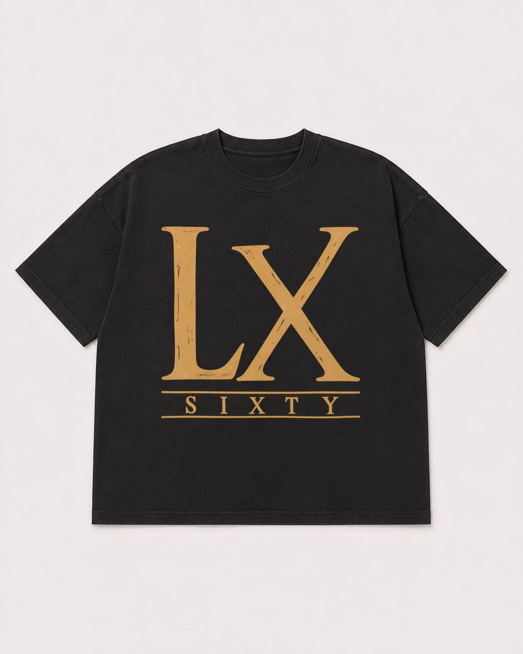 Mockup Boxy Heavyweight Tee Black product