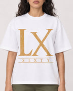Mockup Boxy Heavyweight Tee White female close-up 07