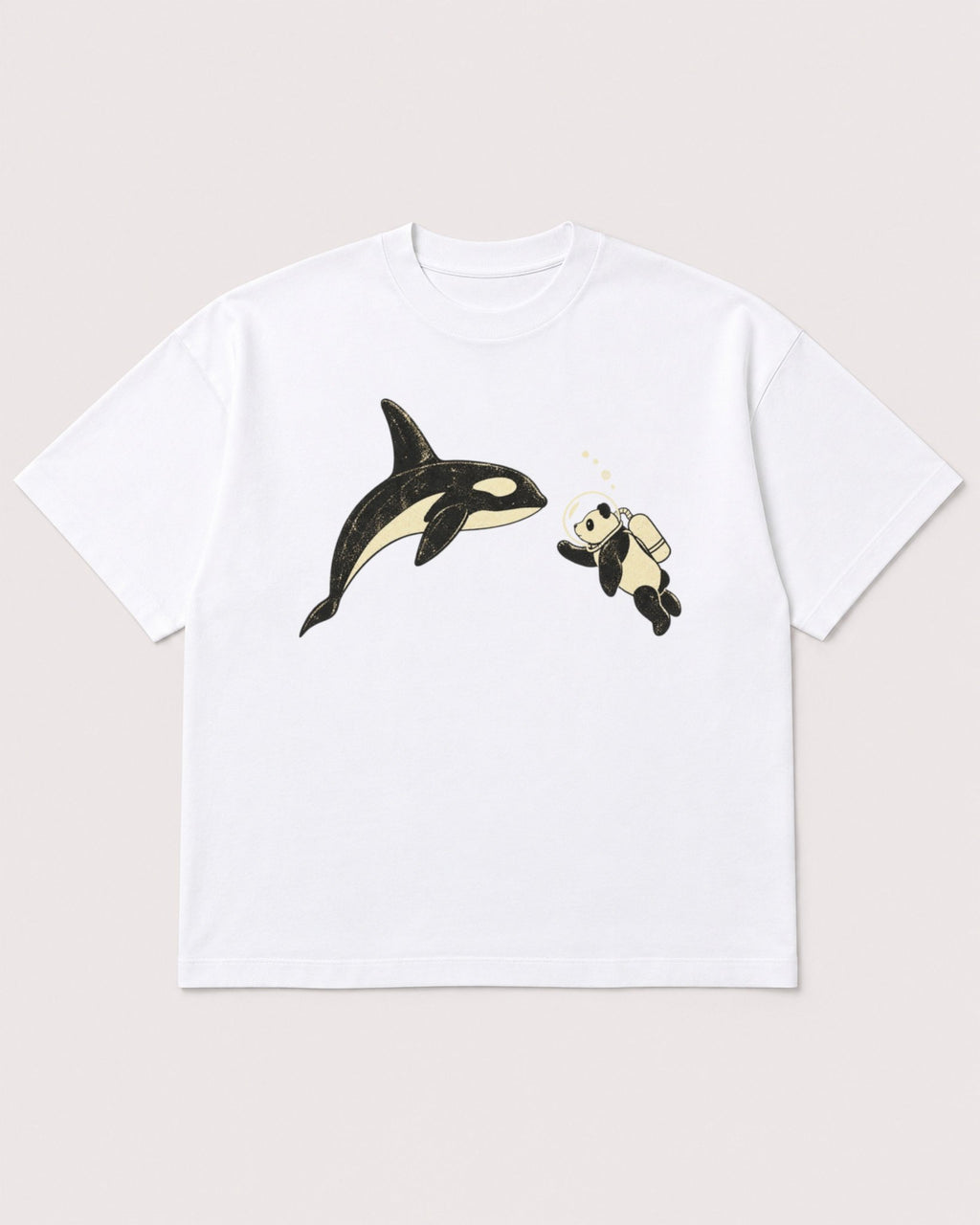 Mockup Boxy Heavyweight Tee White product