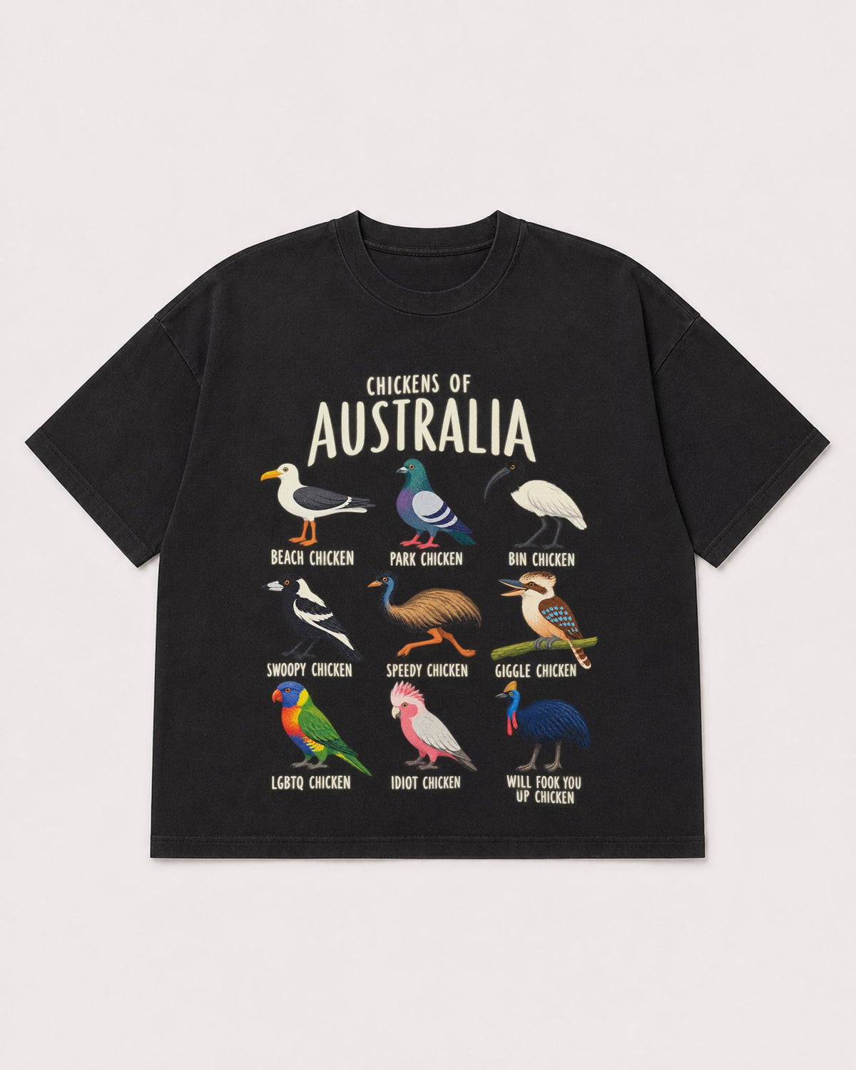 Mockup Boxy Heavyweight Tee Black product