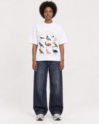Mockup Boxy Heavyweight Tee White female full-body 14