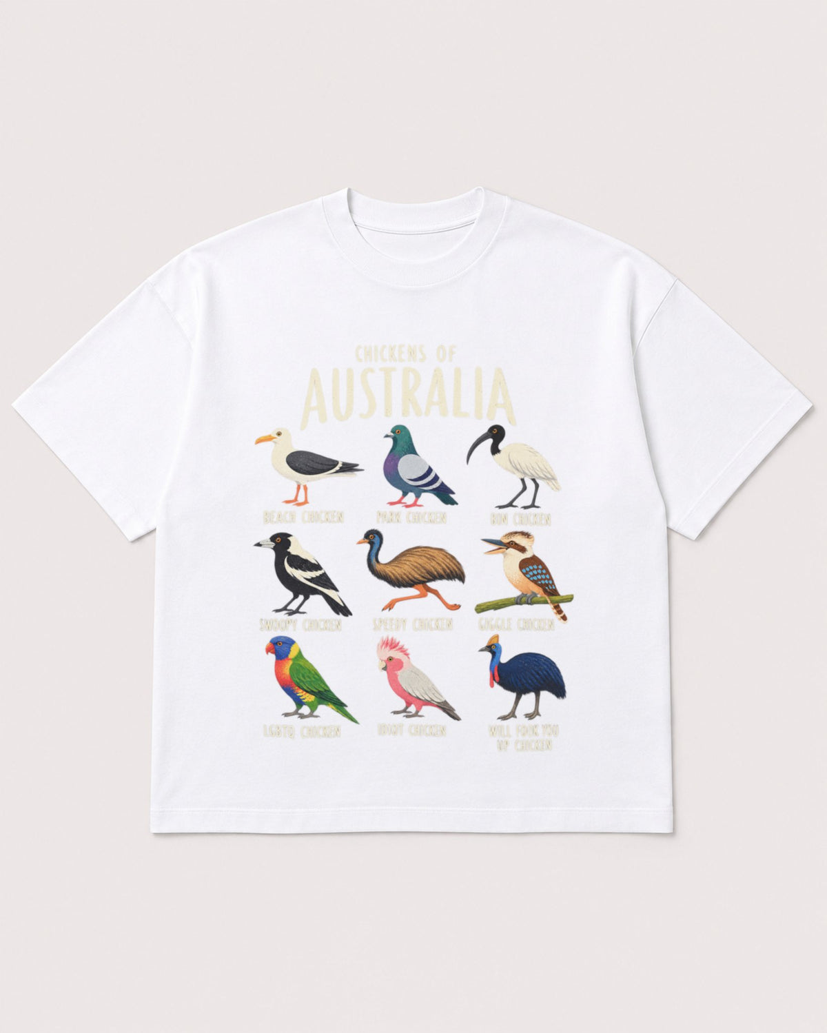 Mockup Boxy Heavyweight Tee White product