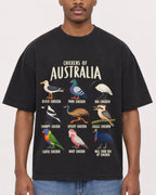 Mockup Boxy Heavyweight Tee Black male close-up 14