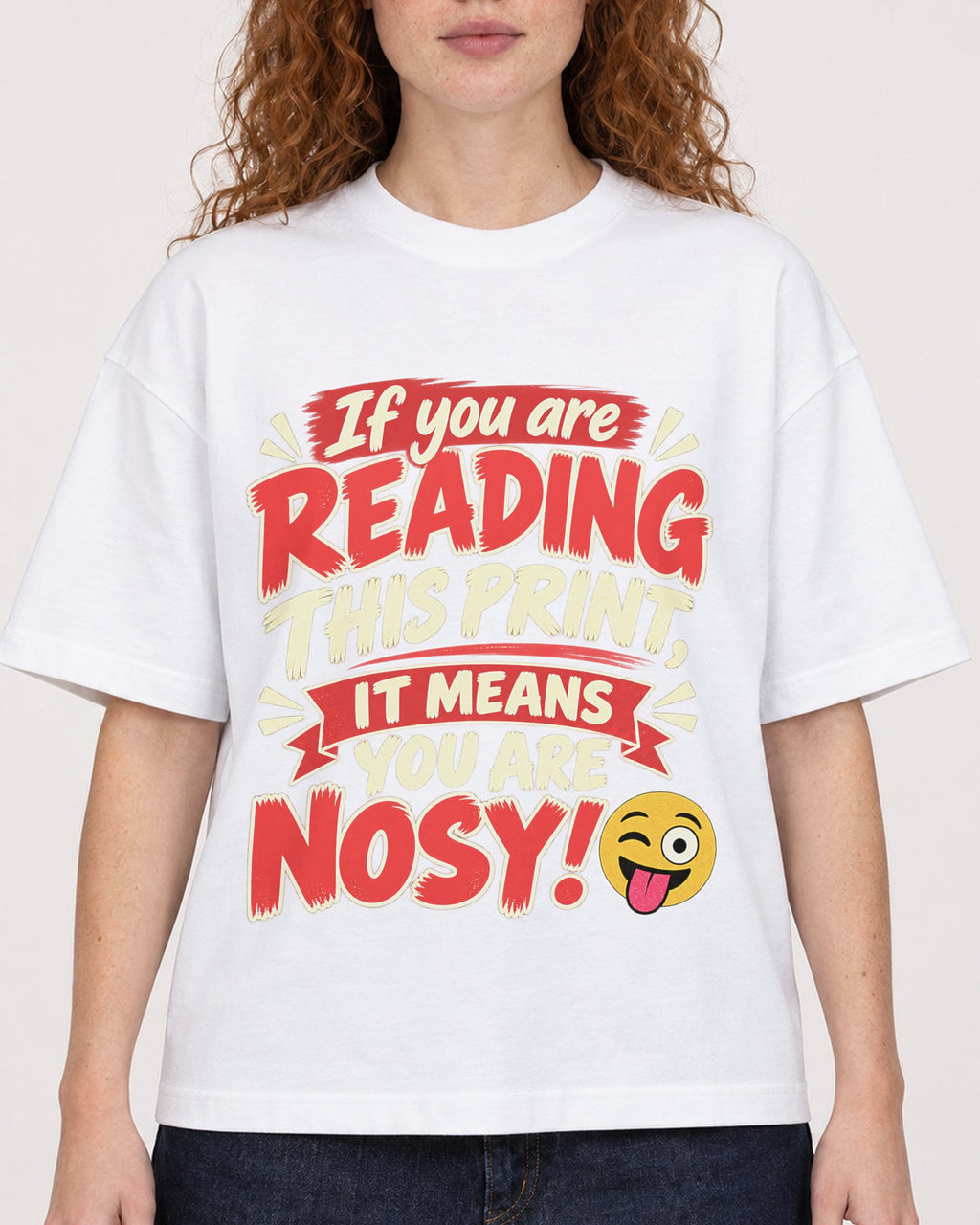 Mockup Boxy Heavyweight Tee White female close-up 09