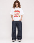 Mockup Boxy Heavyweight Tee White female full-body 09