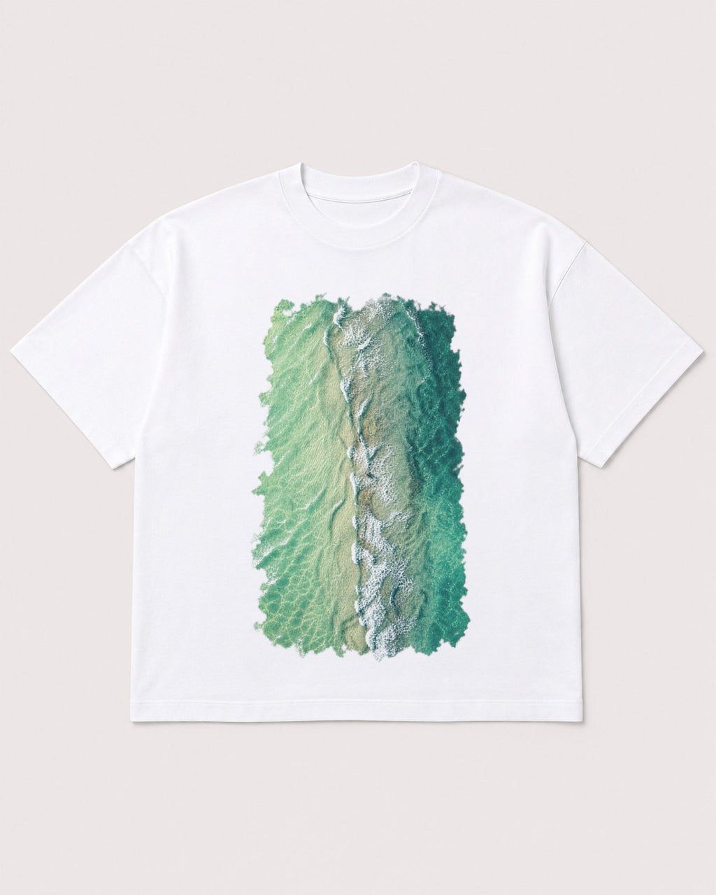 Mockup Boxy Heavyweight Tee White product