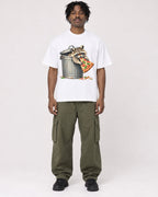 Mockup Boxy Heavyweight Tee White male full-body 04