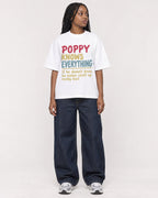 Mockup Boxy Heavyweight Tee White female full-body 04