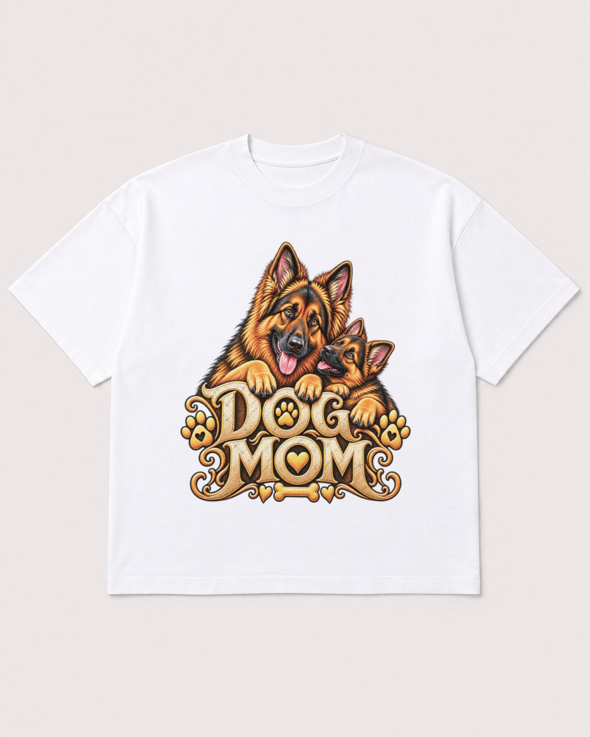 Mockup Boxy Heavyweight Tee White product