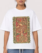 Mockup Boxy Heavyweight Tee White female close-up 16