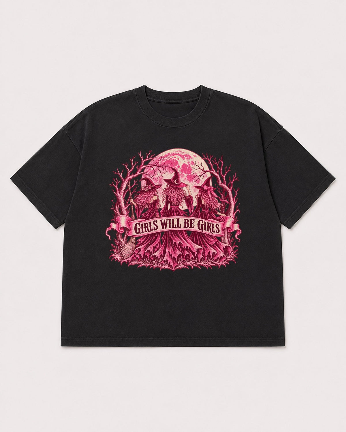Mockup Boxy Heavyweight Tee Black product