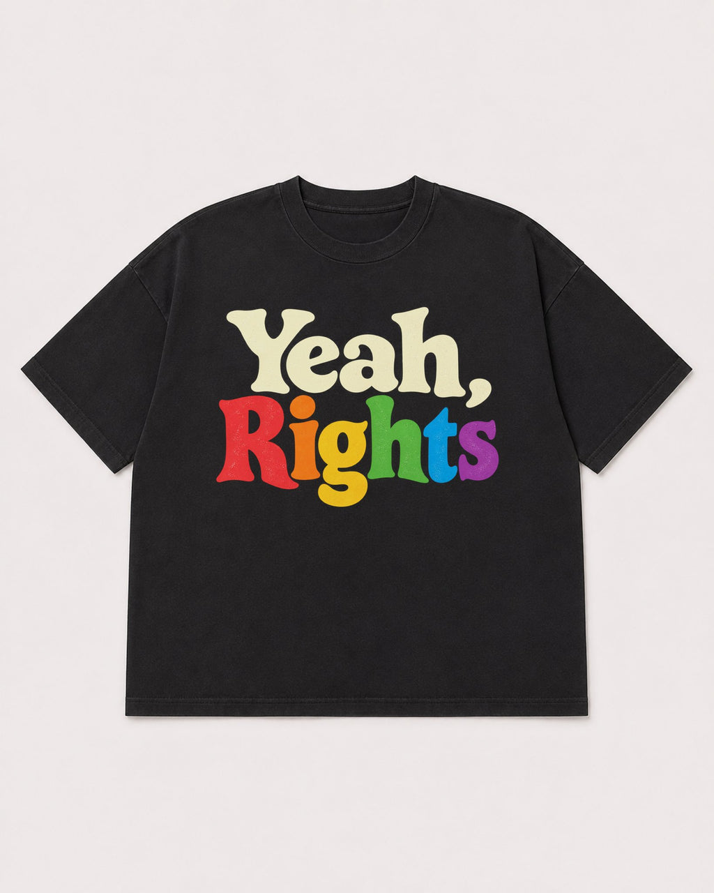 Mockup Boxy Heavyweight Tee Black product