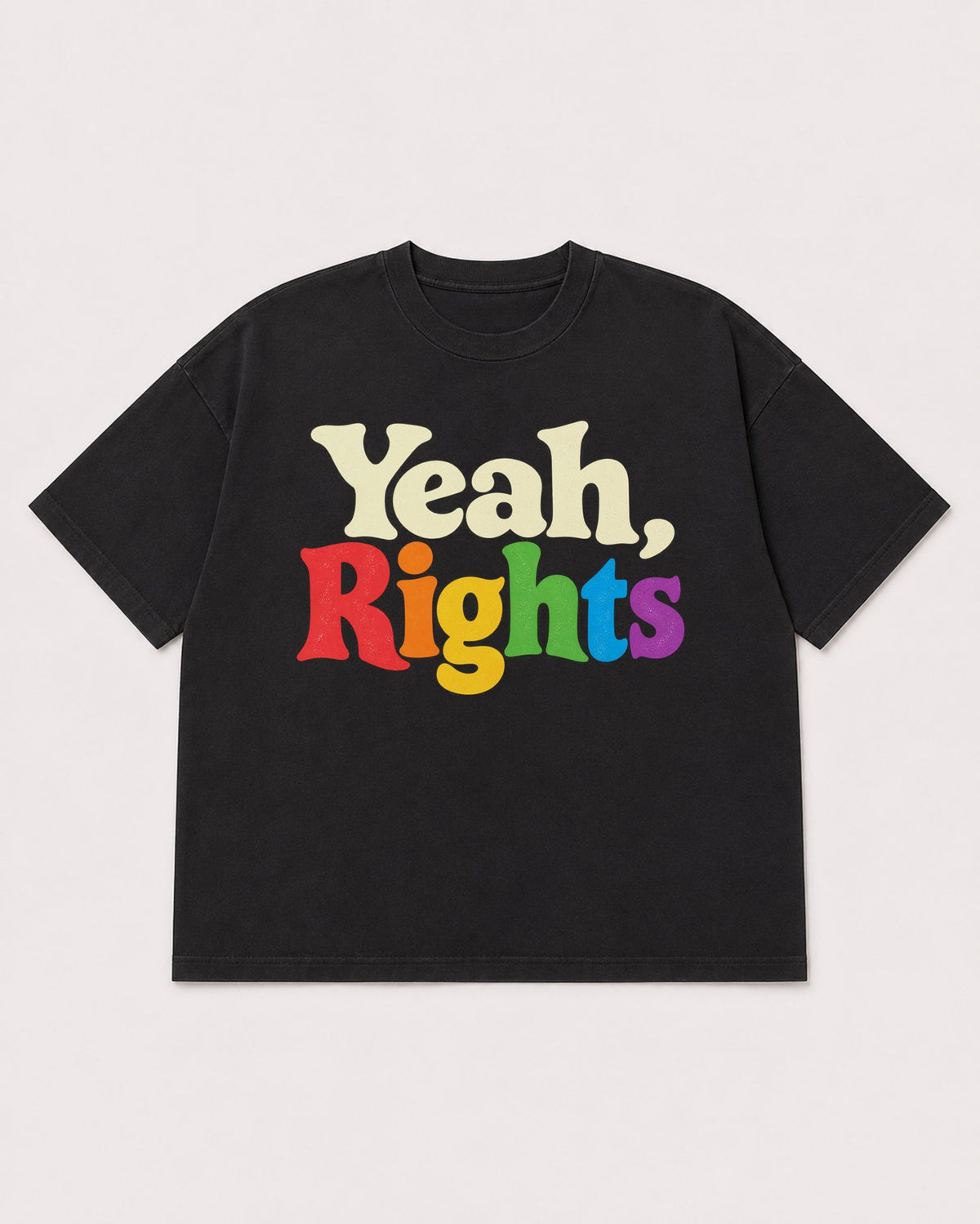 Mockup Boxy Heavyweight Tee Black product