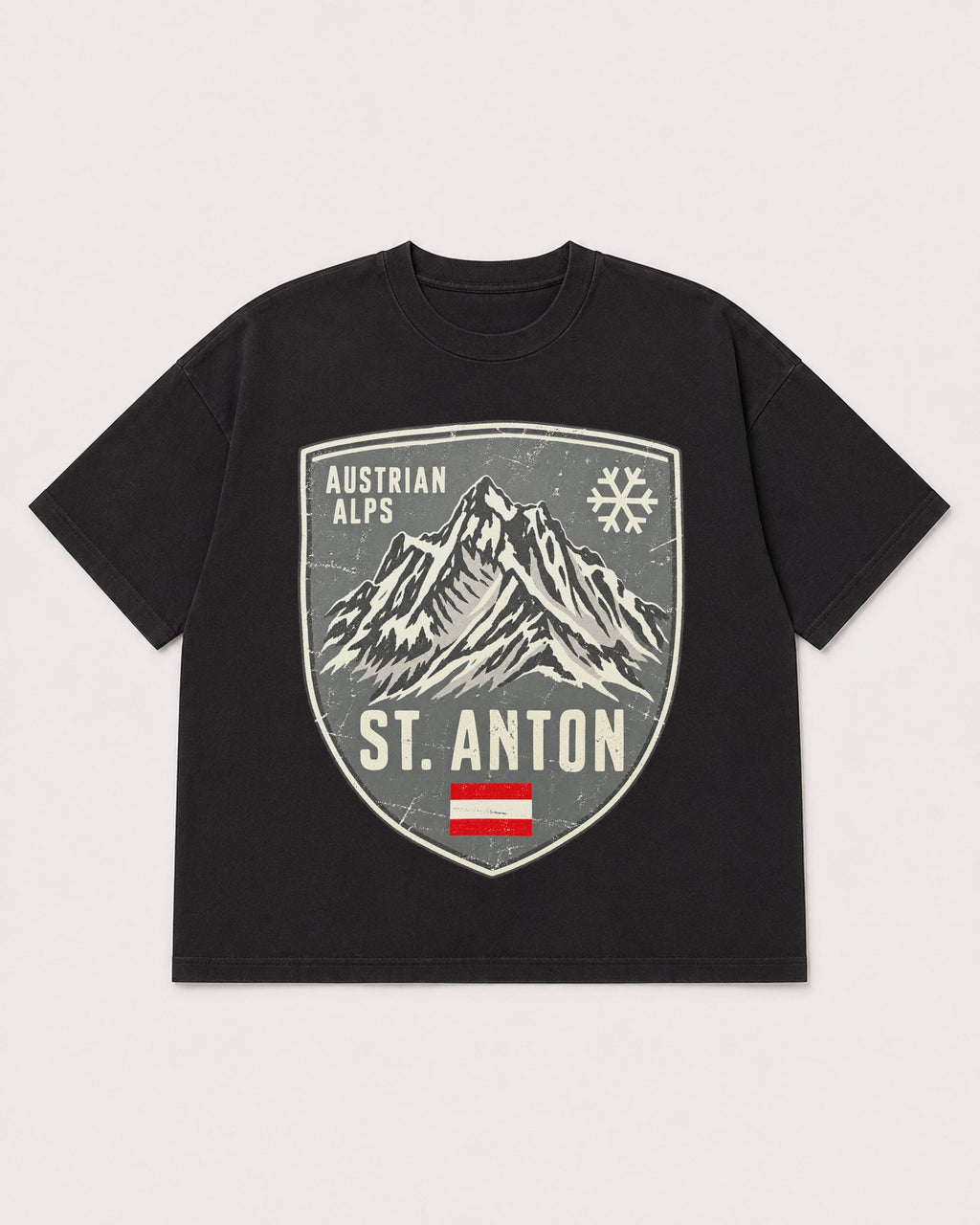 Mockup Boxy Heavyweight Tee Black product