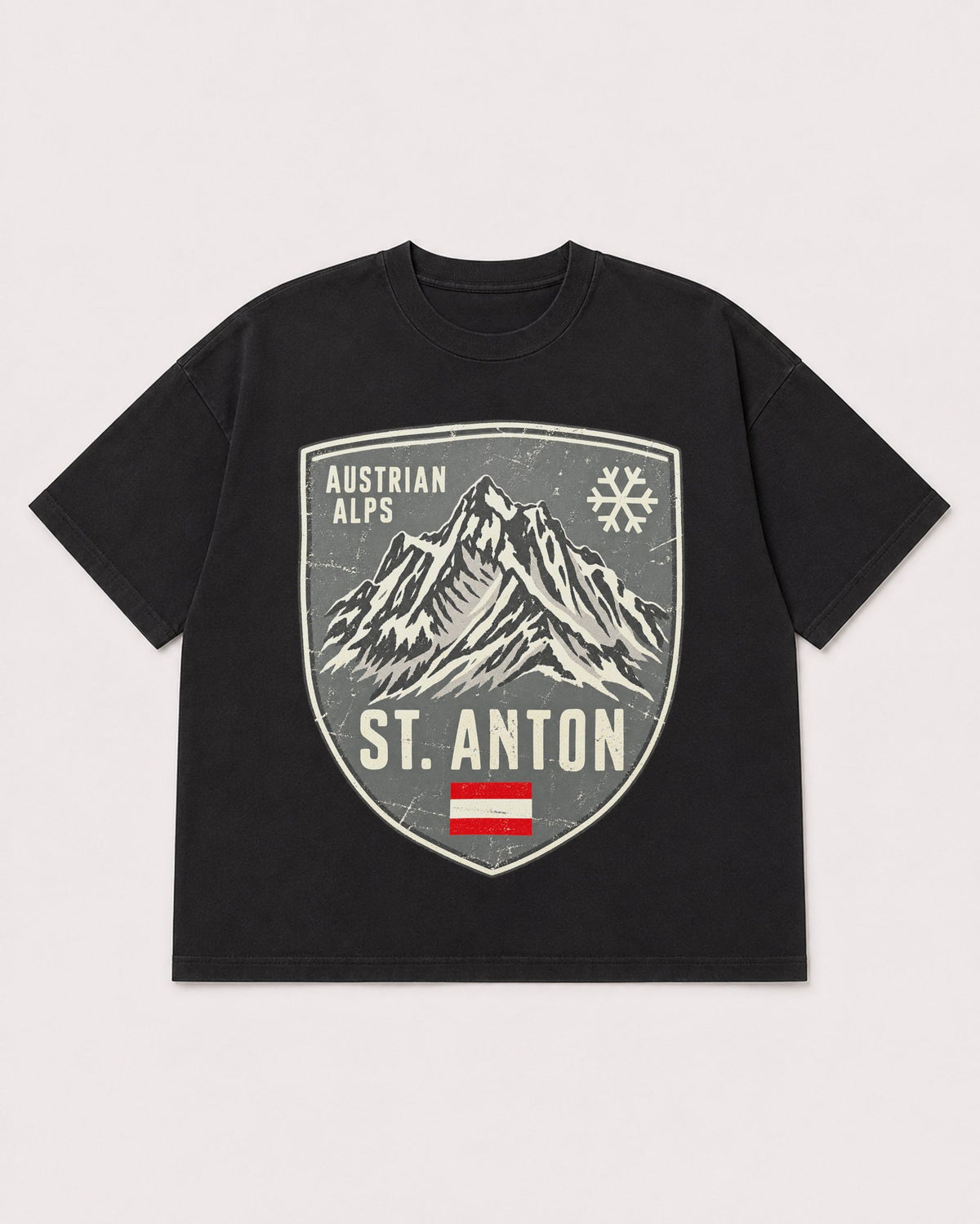 Mockup Boxy Heavyweight Tee Black product